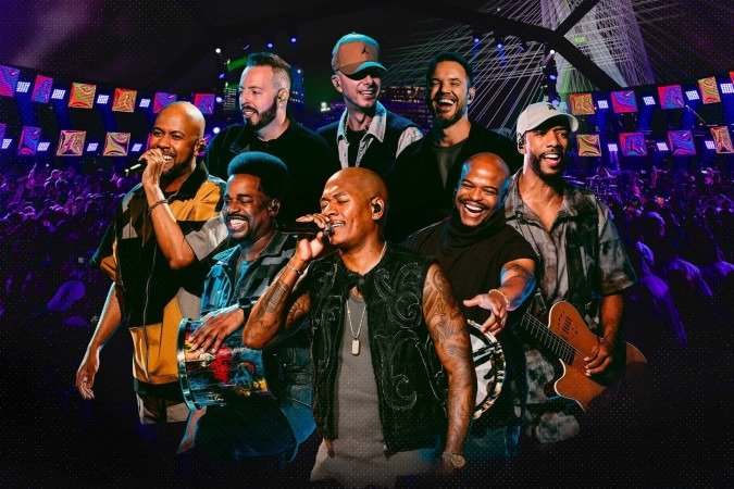 Turma do Pagode: mistura bem brasileira
- (crédito: Fabio Nunes) Turma do Pagode: mistura bem brasileira
- (crédito: Fabio Nunes)