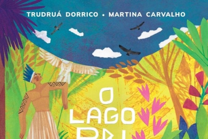 Capa do livro O Lago Pri Pri, escrito por Trudruá Dorrico e ilustrado por Martina Carvalho