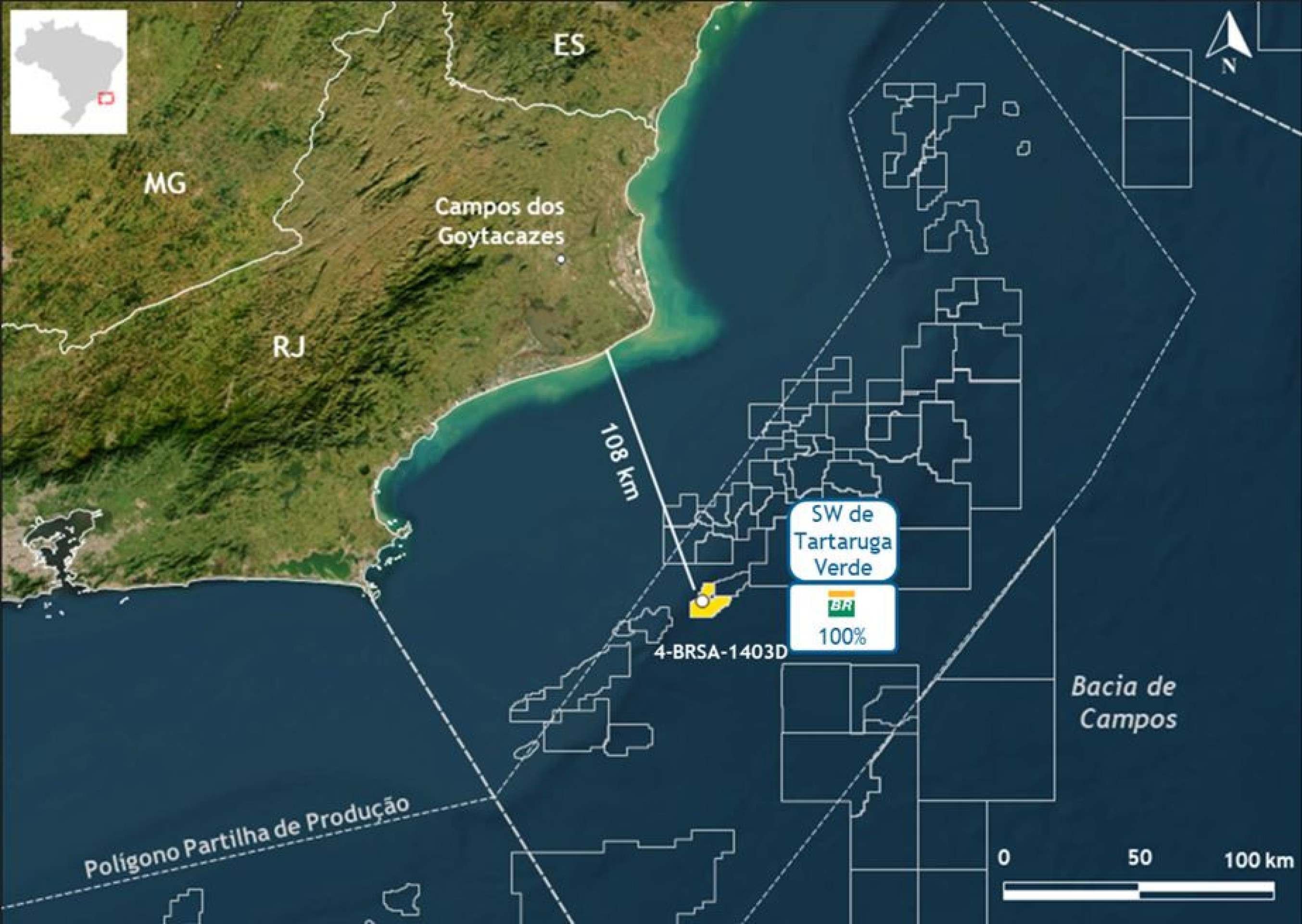 Petrobras celebra nova descoberta na Bacia de Campos
