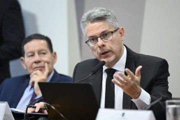 Vieira é relator, também, da CPI do Crime Organizado - (crédito: Andressa Anholete / Agência Senad) Vieira é relator, também, da CPI do Crime Organizado - (crédito: Andressa Anholete / Agência Senad)