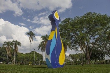 Instalação Esculturas das águas, localizada no Parque da Cidade, será inaugurada na próxima quarta (19/11)
- (crédito: Divulgação) Instalação Esculturas das águas, localizada no Parque da Cidade, será inaugurada na próxima quarta (19/11)
- (crédito: Divulgação)