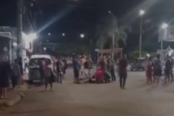 Caso ocorreu em uma das quadras da região -  (crédito: QAP/Reprodução)