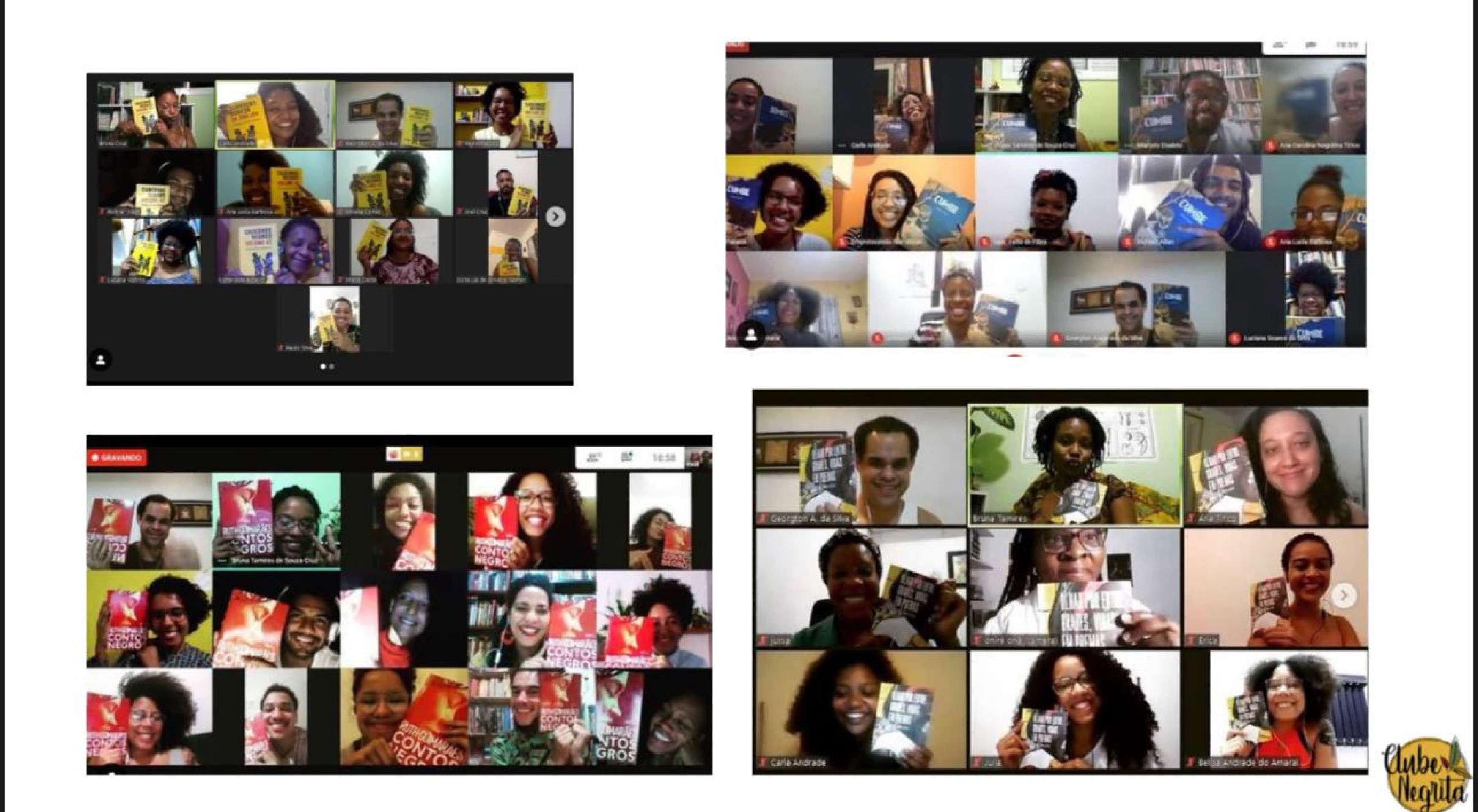 Encontros online também são oferecidos para membros do Clube