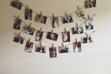 Varais com fotos são criativos e deixam a casa mais viva