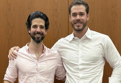 Giovanni Bonin e Gabriel Aguiar, responsáveis pelo Vendedor IA -  (crédito: Divulgação)