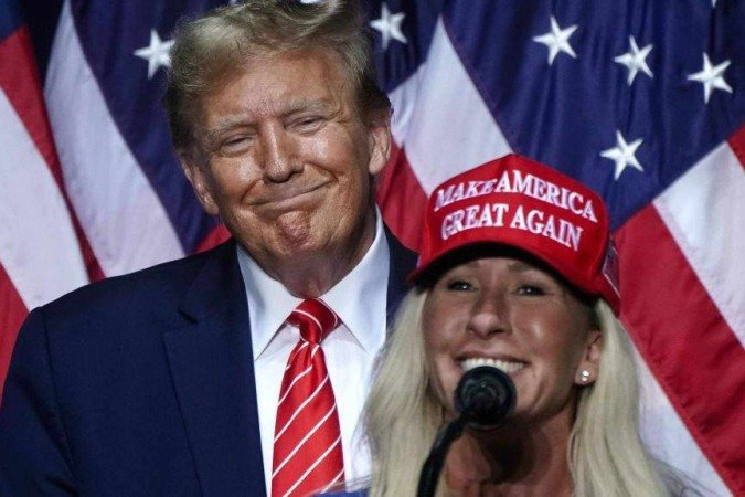 Marjorie Taylor Greene criticou Trump por disputa sobre arquivos de Epstein - (crédito: BBC) Marjorie Taylor Greene criticou Trump por disputa sobre arquivos de Epstein - (crédito: BBC)