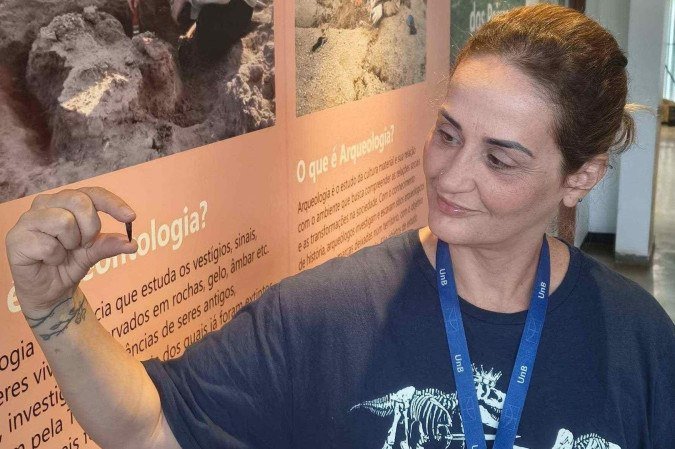 Pesquisadora da UnB encontra dente de 120 milhões de anos em Minas Gerais