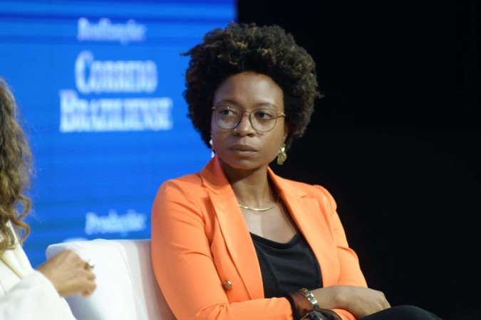 Empreendedora, Rafaela Santa, no CB.Debate -  (crédito: Minervino Júnior/CB Press)