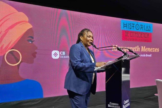 Ministra Margareth Menezes -  (crédito: Minervino Júnior/CB/D.A.Press)