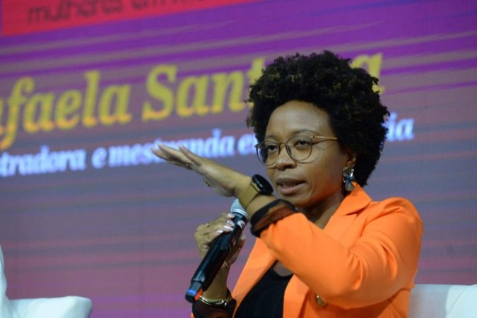 Empresária Rafaela Santa no CB.Debate -  (crédito: Minervino Júnior/Cb Press)