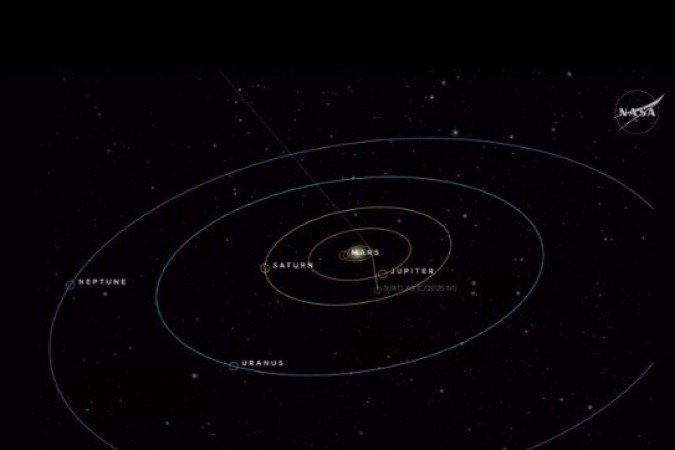 Nasa divulga imagens inéditas do cometa 3I/Atlas visto de Marte