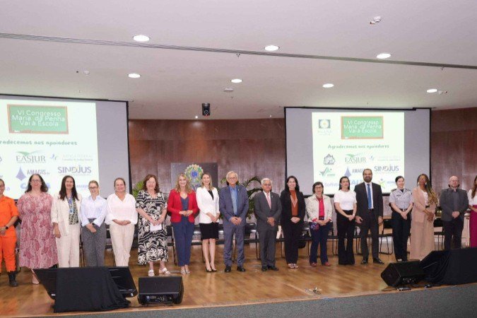 6ª edição do Congresso Maria da Penha vai à Escola - (crédito: Sérgio Almeida) 6ª edição do Congresso Maria da Penha vai à Escola - (crédito: Sérgio Almeida)