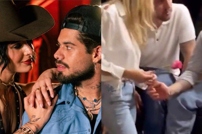 Zé Felipe é flagrado alisando mão de amiga de Ana Castela e é detonado -  (crédito: Reprodução/Instagram)