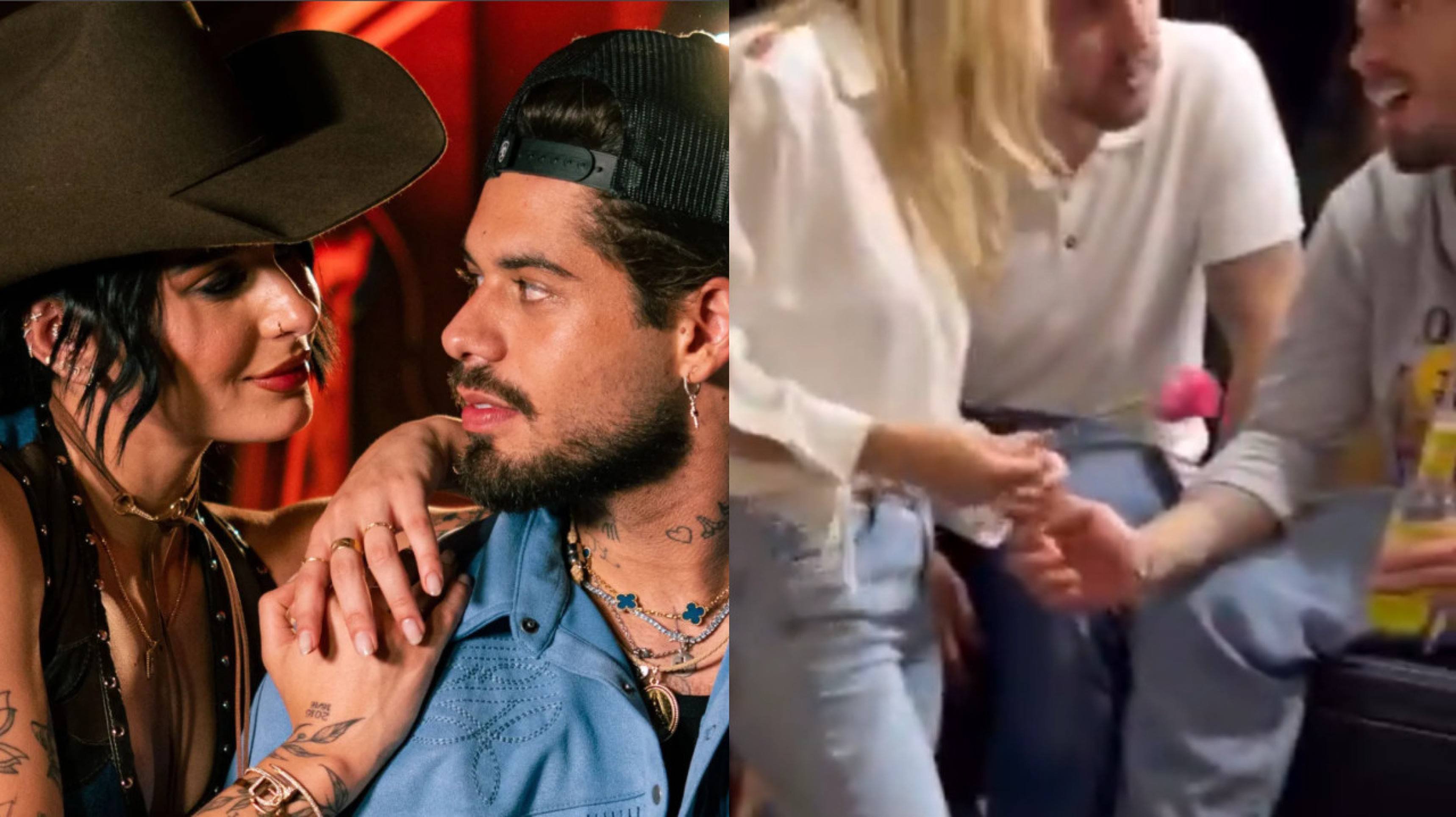 Zé Felipe é flagrado alisando mão de amiga de Ana Castela e é detonado