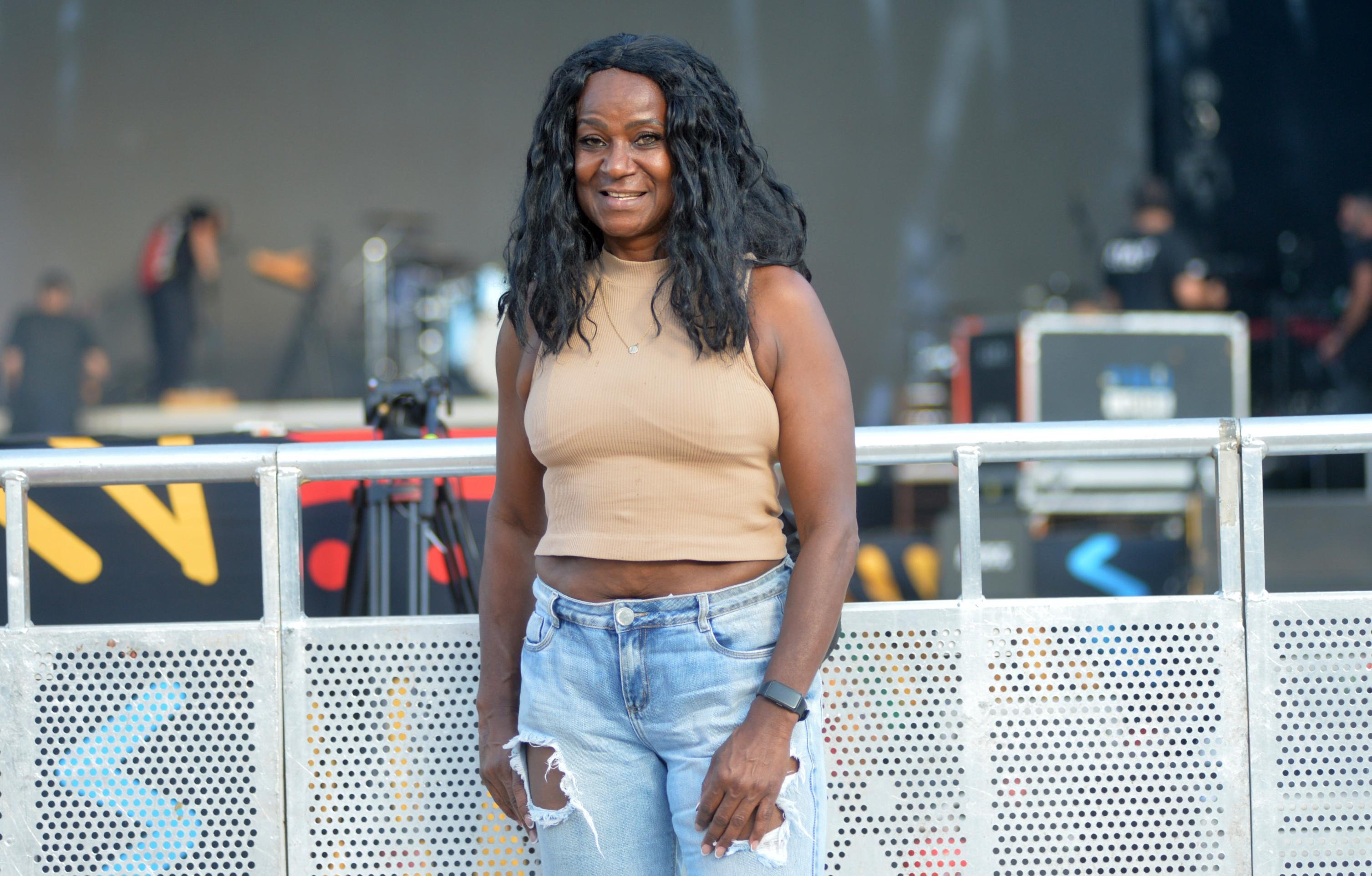  19/11/2025. Cr&eacute;dito: Ed Alves/CB/D.A Press. Brasil.  Brasilia - DF.  Cidades. Dia da Conciencia Negra - Evento na Pra&ccedil;a da Republica. Nafoto, Rosineide Silva.  