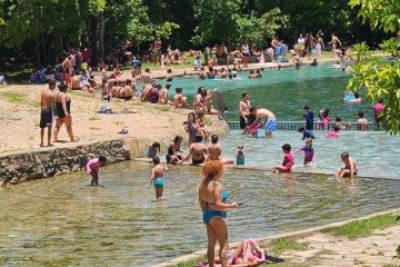 Água Mineral lotada em feriado da Consciência Negra - (crédito: Material cedido ao Correio) Água Mineral lotada em feriado da Consciência Negra - (crédito: Material cedido ao Correio)