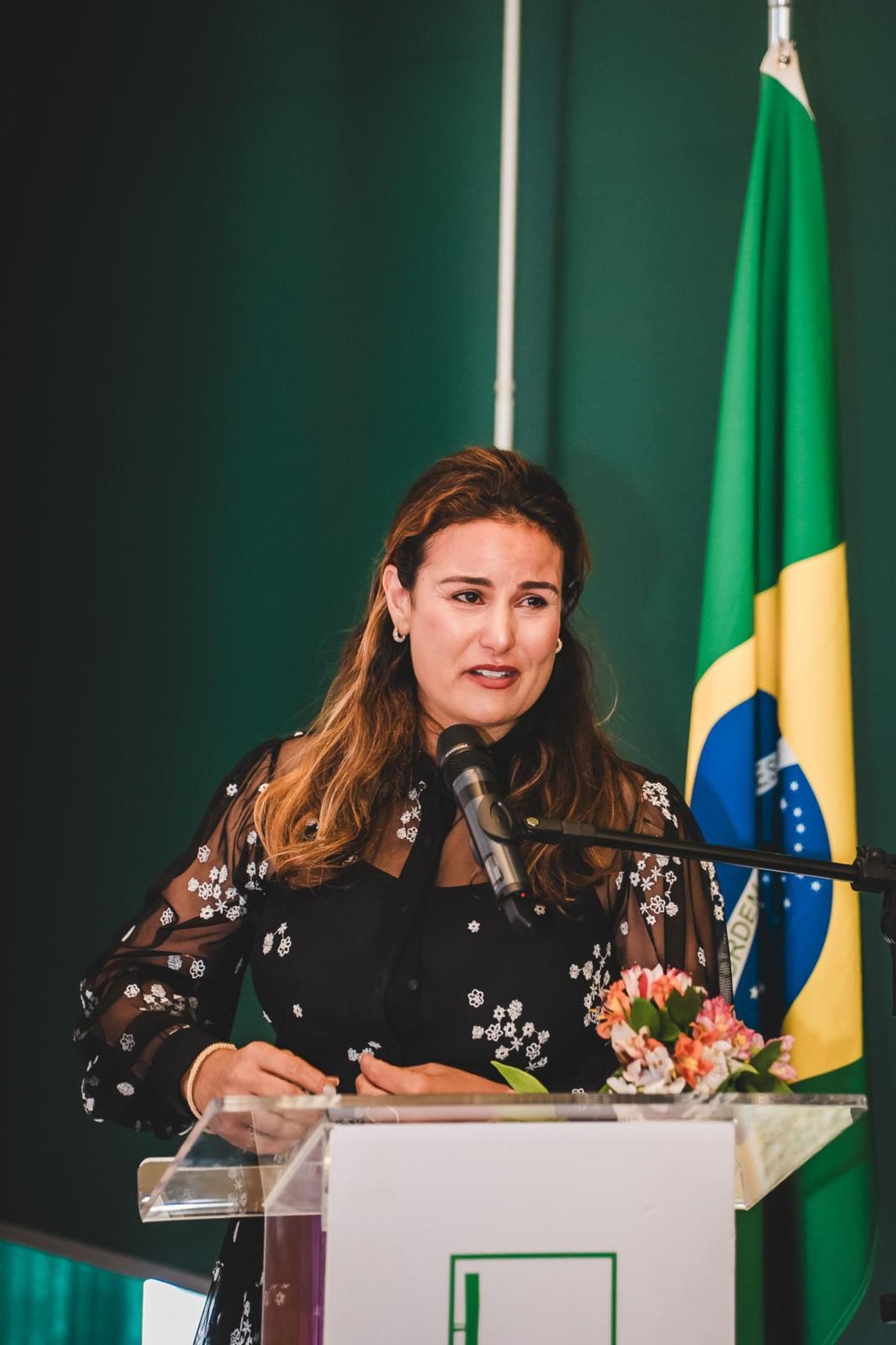 &Uacute;rsula Corona em homenagem no Congresso Nacional