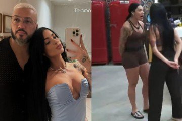 Belo rasga o verbo sobre brigas da namorada em 'A Fazenda' -  (crédito: Reprodução/Record)