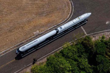 Foguete HANBIT-Nano seria lançado neste sábado (22) no Centro de Lançamento de Alcântara (CLA) no Maranhão - (crédito: Divulgação/ INNOSPACE) Foguete HANBIT-Nano seria lançado neste sábado (22) no Centro de Lançamento de Alcântara (CLA) no Maranhão - (crédito: Divulgação/ INNOSPACE)