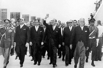 Jk na inauguração de Brasília - (crédito: Arquivo) Jk na inauguração de Brasília - (crédito: Arquivo)