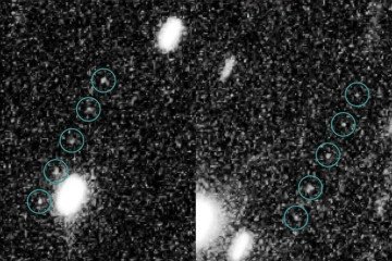 Objetos no Cinturão de Kuiper - (crédito: Reprodução/Hubble) Objetos no Cinturão de Kuiper - (crédito: Reprodução/Hubble)