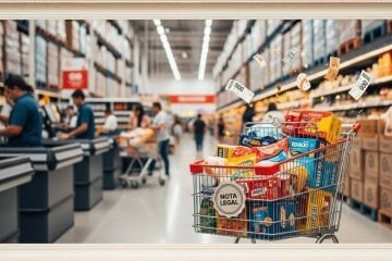 A recorrência dos grandes varejistas como pontos de emissão de notas fiscais reforça o peso desses estabelecimentos na arrecadação e no uso do programa - (crédito: Whisk/Google AI) A recorrência dos grandes varejistas como pontos de emissão de notas fiscais reforça o peso desses estabelecimentos na arrecadação e no uso do programa - (crédito: Whisk/Google AI)