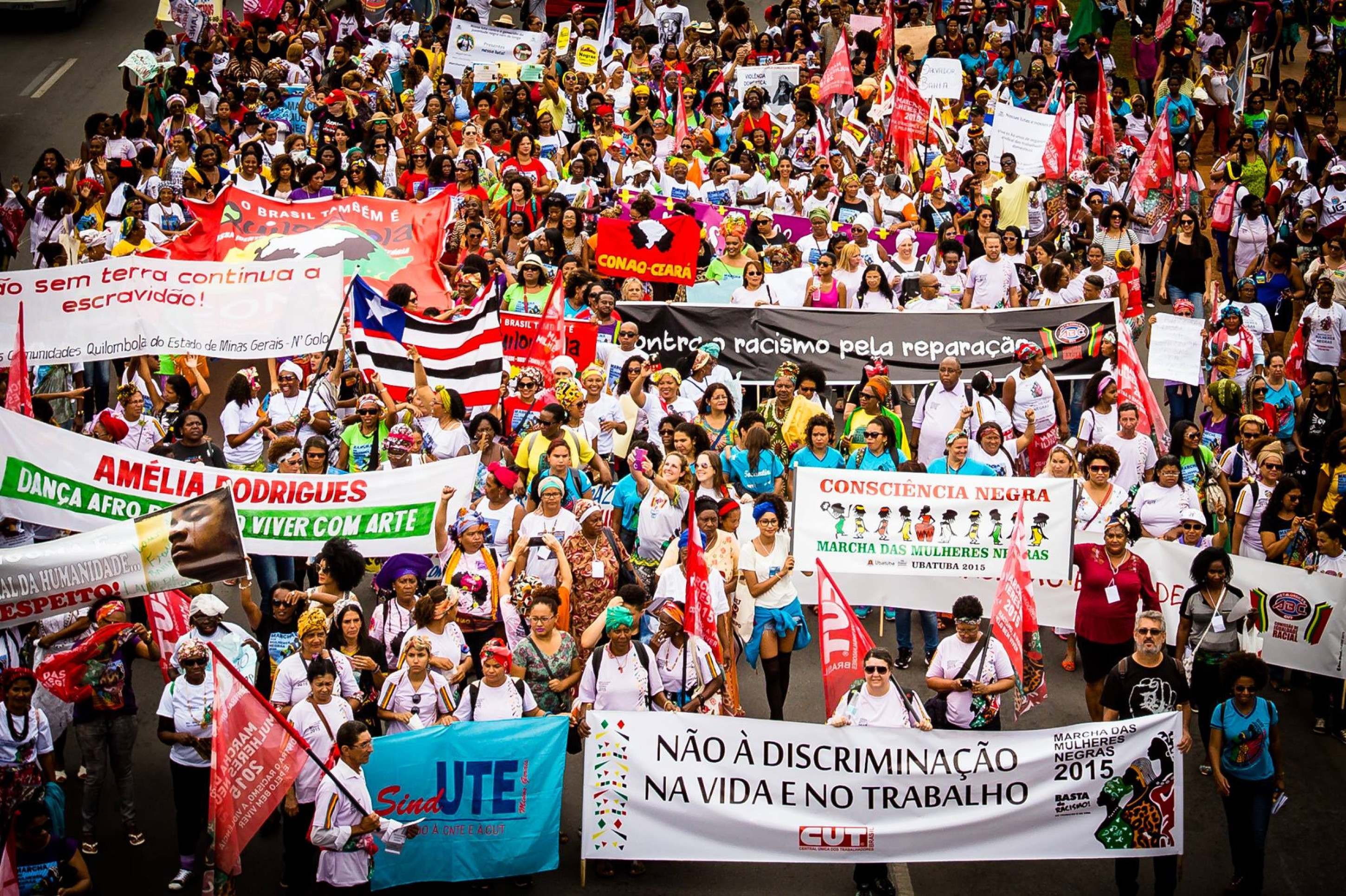 A marcha da mulher negra