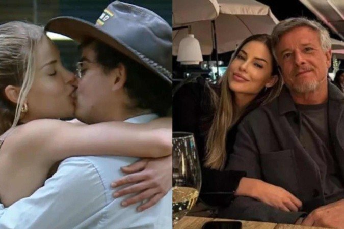 Dudu Camargo e ex de Marcello Novaes protagonizam beijaço em 'A Fazenda 17' -  (crédito: Record/Instagram)