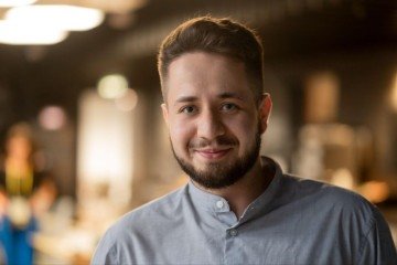 Viktor Hnativ, 26 anos, gerente de marketing, morador de Ternopil 

