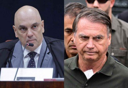 Moraes nega pedido de prisão domiciliar a Bolsonaro -  (crédito: Reprodução)
