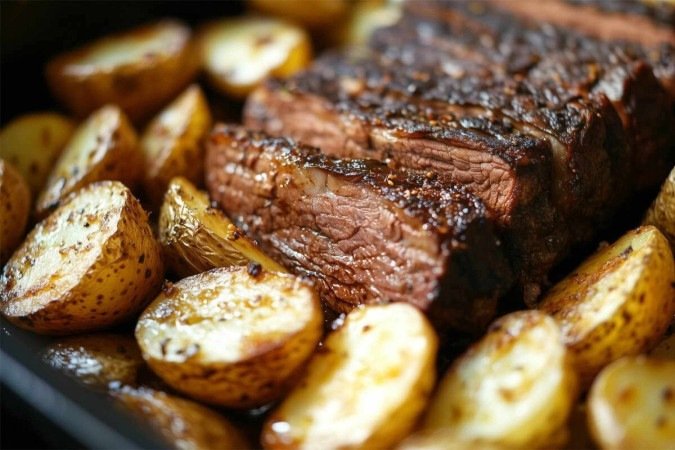 Maminha assada com batata (Imagem: Friendly Studios | Shutterstock) - (crédito: EdiCase) Maminha assada com batata (Imagem: Friendly Studios | Shutterstock) - (crédito: EdiCase)