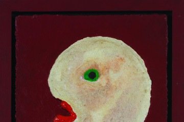 As máscaras ganharam releituras em pinturas e serigrafias de Ismael Monticelli