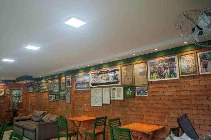 Mancha Verde organiza o espaço para receber os palmeirenses 