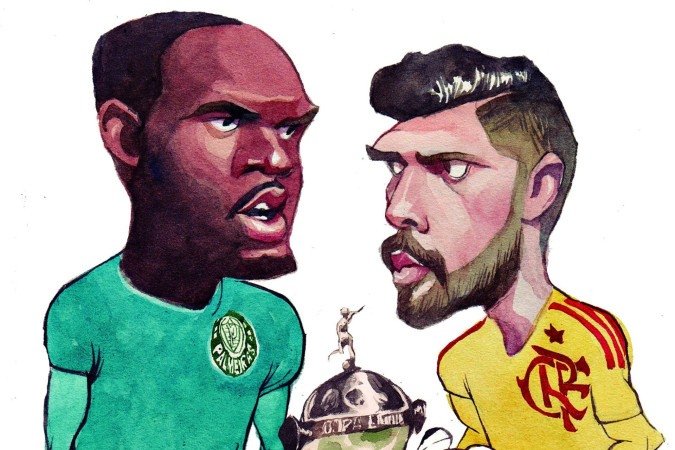 goleiros libertadores serie - (crédito: kleber sales) goleiros libertadores serie - (crédito: kleber sales)