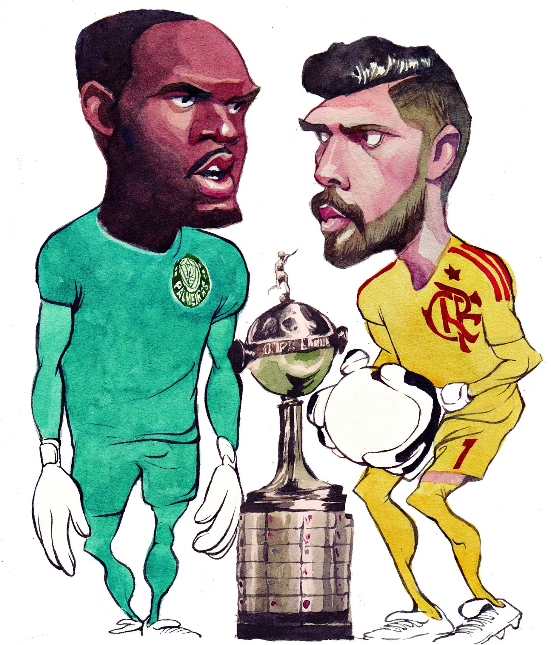 Libertadores: Carlos Miguel e Rossi serão guardiões de Palmeiras e Flamengo na final