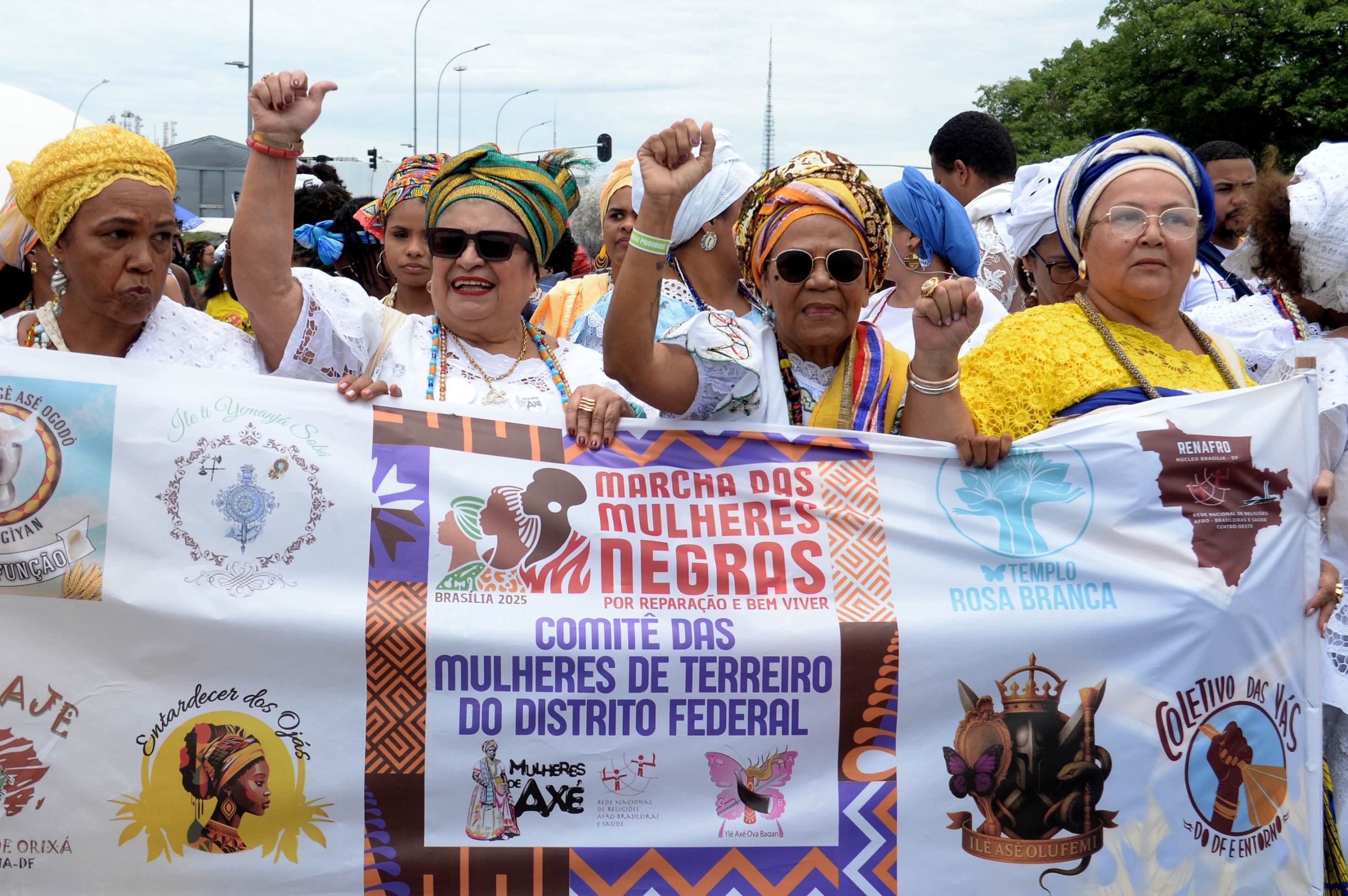  25/11/2025 Cr&eacute;dito: Marcelo Ferreira/CB/D.A Press. Brasil. Bras&iacute;lia - DF -  Esplanada dos Minist&eacute;rios, Marcha das Mulheres Negras.