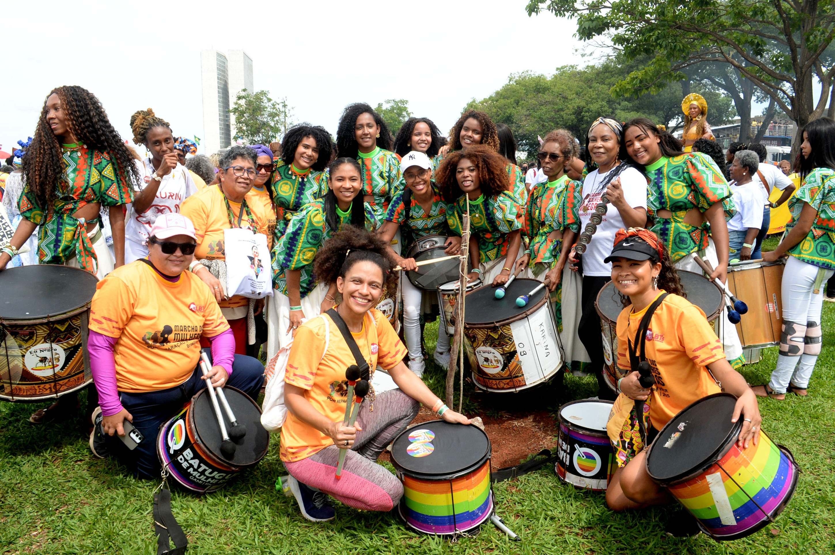  25/11/2025 Cr&eacute;dito: Marcelo Ferreira/CB/D.A Press. Brasil. Bras&iacute;lia - DF -  Esplanada dos Minist&eacute;rios, Marcha das Mulheres Negras.