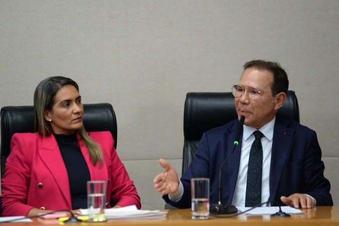 Nelson Antônio de Souza, indicado pelo governador Ibaneis Rocha para a Presidência do BRB, foi sabatinado nesta terça-feira (25/11), na Câmara Legislativa do DF - (crédito: Minervino Júnior/CB) Nelson Antônio de Souza, indicado pelo governador Ibaneis Rocha para a Presidência do BRB, foi sabatinado nesta terça-feira (25/11), na Câmara Legislativa do DF - (crédito: Minervino Júnior/CB)