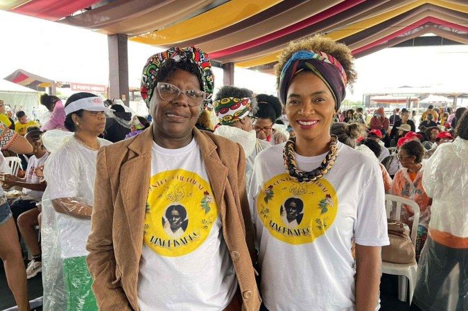 Geralda Marfisa, 70, e Paula Felizberto, 40, vêm de Cambuquira, cidade do sul de Minas