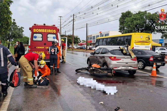 DF tem dois acidentes, um com morte, na manhã desta terça (25/11)