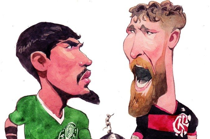 Léo Pereira é três anos mais novo do que Gustavo Gómez, mas é tão respeitado o quanto o colega de profissão -  (crédito: kleber sales)