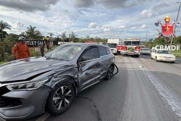 Via precisou ser parcialmente interditada -  (crédito: Reprodução/YouTube)