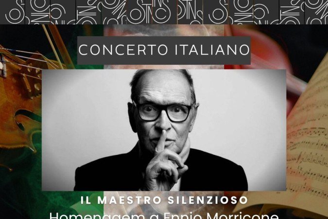 Concerto promovido pela Embaixada da Itália e pela Orquestra Sinfônica de Brasília homenageia Ennio Morricone. -  (crédito: Divulgação.)