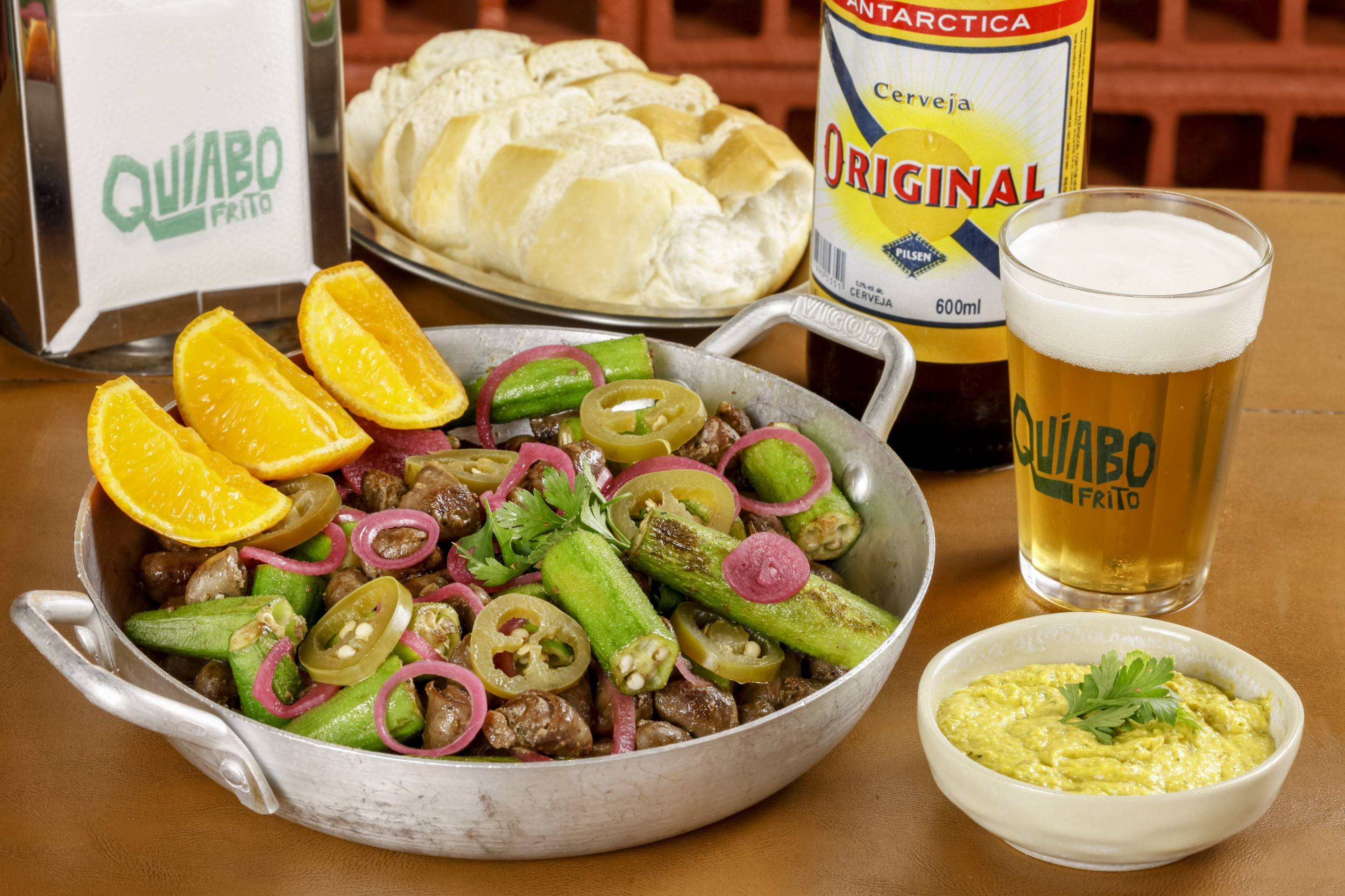 Petisco do Boteco do Quiabo Frito