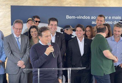 Ex-piloto tricampeão da fórmula 1, Nelson Piquet participou do evento