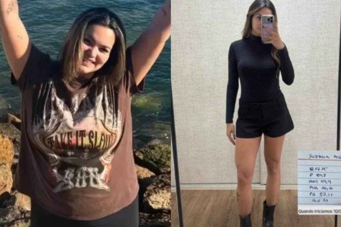 Filha de Kelly Key perde 20 kg e impressiona com antes e depois do bumbum -  (crédito: Reprodução/Instagram)
