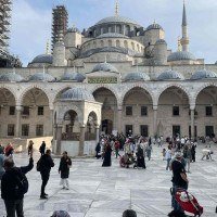 A mesquita Azul é ponto de apelo turístico -  (crédito: Roberto Fonseca/CB/D.A Press)