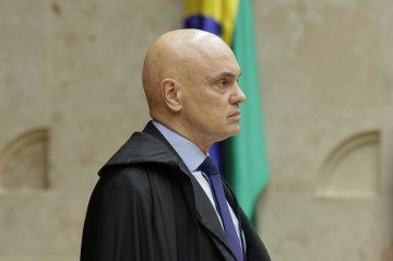 Ministro Alexandre de Moraes é o relator do processo que aponta responsabilidades da cúpula da PMDF em 8 de janeiro de 2023 -  (crédito: Rosinei Coutinho / STF)