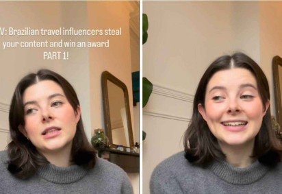 Criadora de conteúdo sobre viagens acusa brasileiros de plágio -  (crédito: Redes sociais )