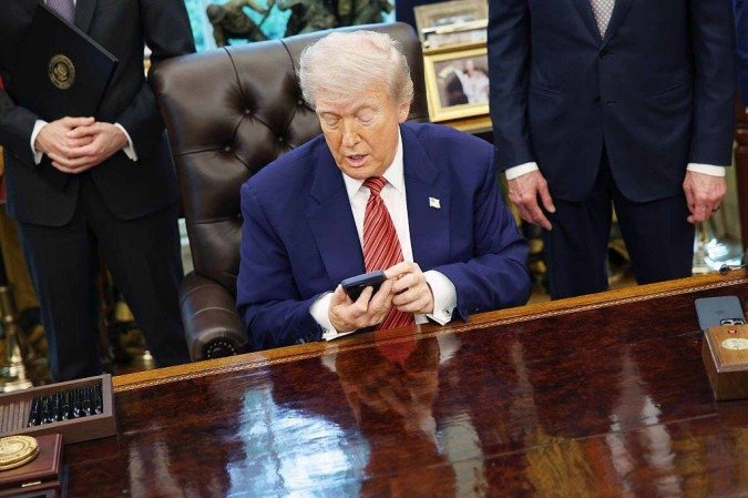 Trump e Maduro se falaram por telefone na semana passada, diz New York Times -  (crédito: BBC Geral)